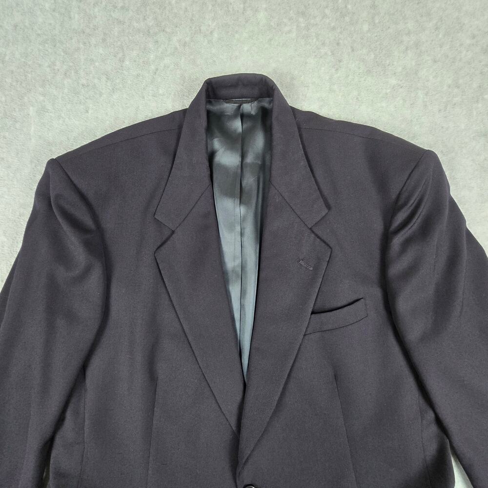 Nino Cerruti Mens Blazer Size 43 Suit Coat Navy Blue Made in USA - Picture 5 of 16